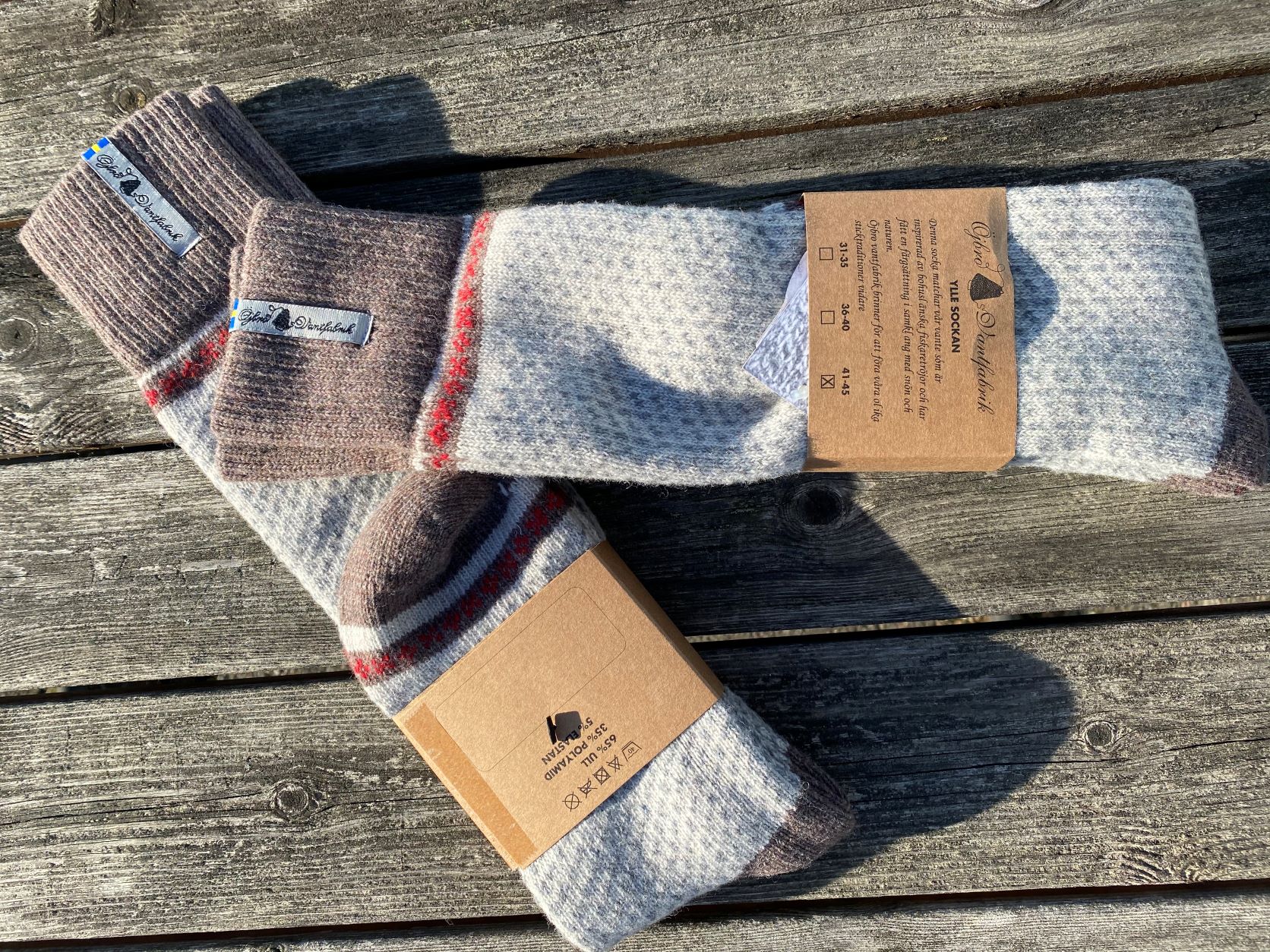 Ullsockor från Öjebro