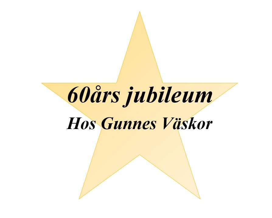Välkommen på 60 års kalas hos Gunnes Väskor!